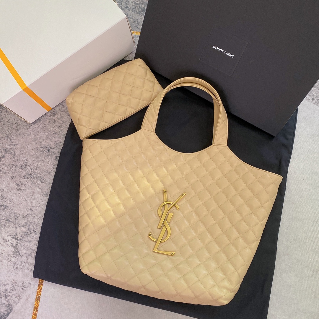 Y*L ICARE MAXI SHOPPING BAG IN QUILTED LAMBSKIN