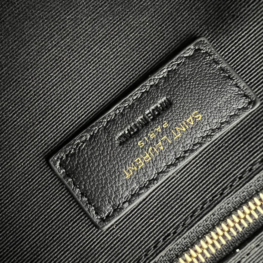 Y*L NIKI MEDIUM SHOPPING IN SUEDE BROWN 12.9 X 10.6 X 4.5 INCHES