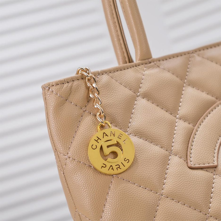 Ch*el medallion tote bag