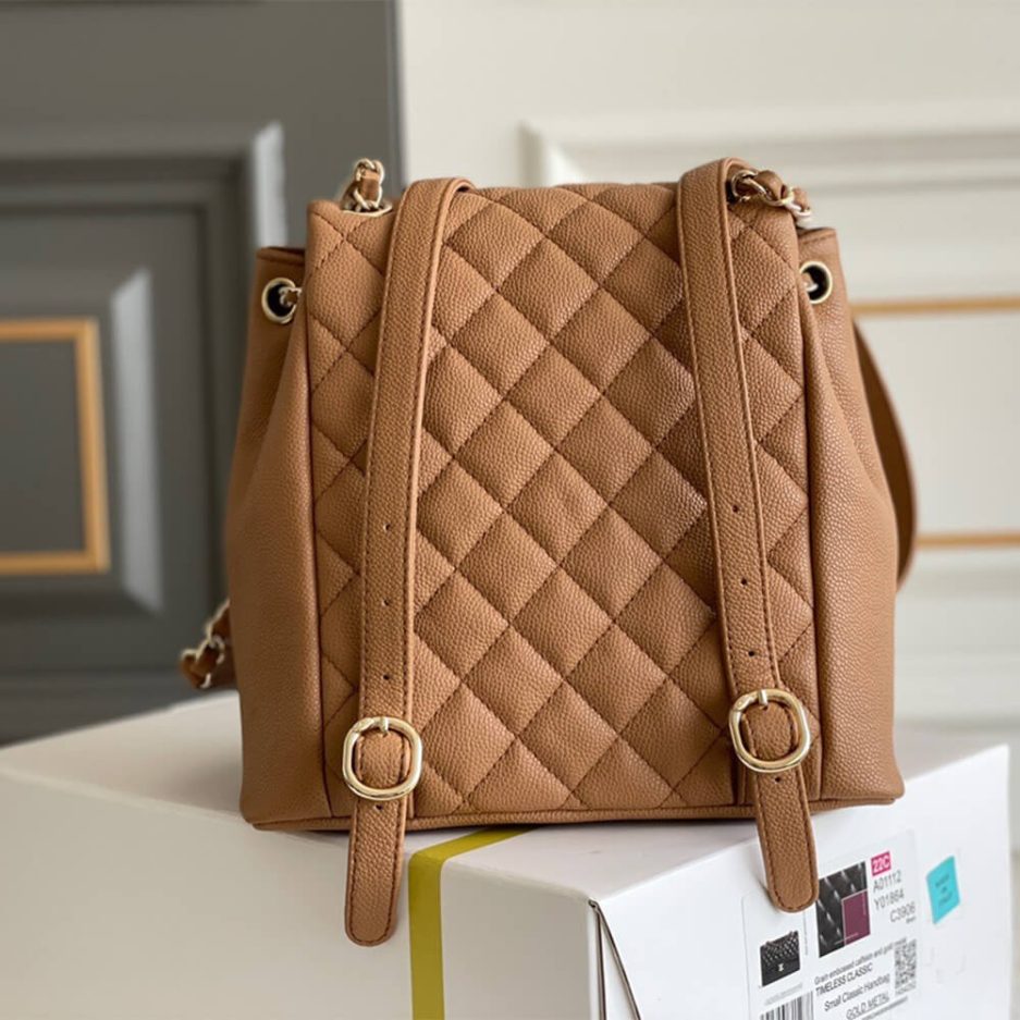 Ch*el  caviar backpack
