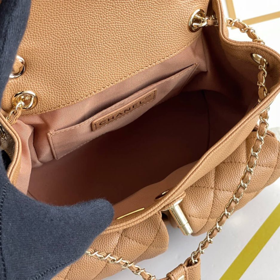 Ch*el  caviar backpack
