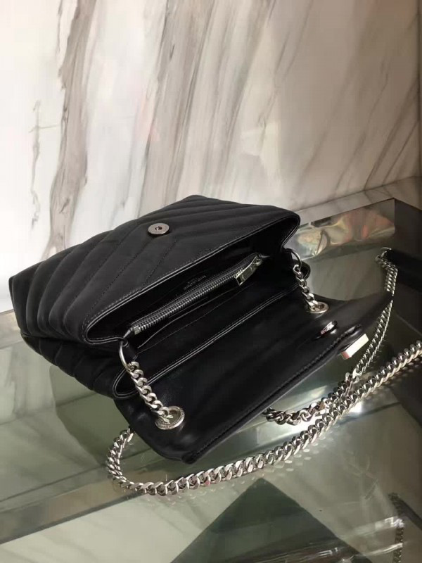 Y51 small loulou bag in black 4950 25cm x 17cm x 9cm