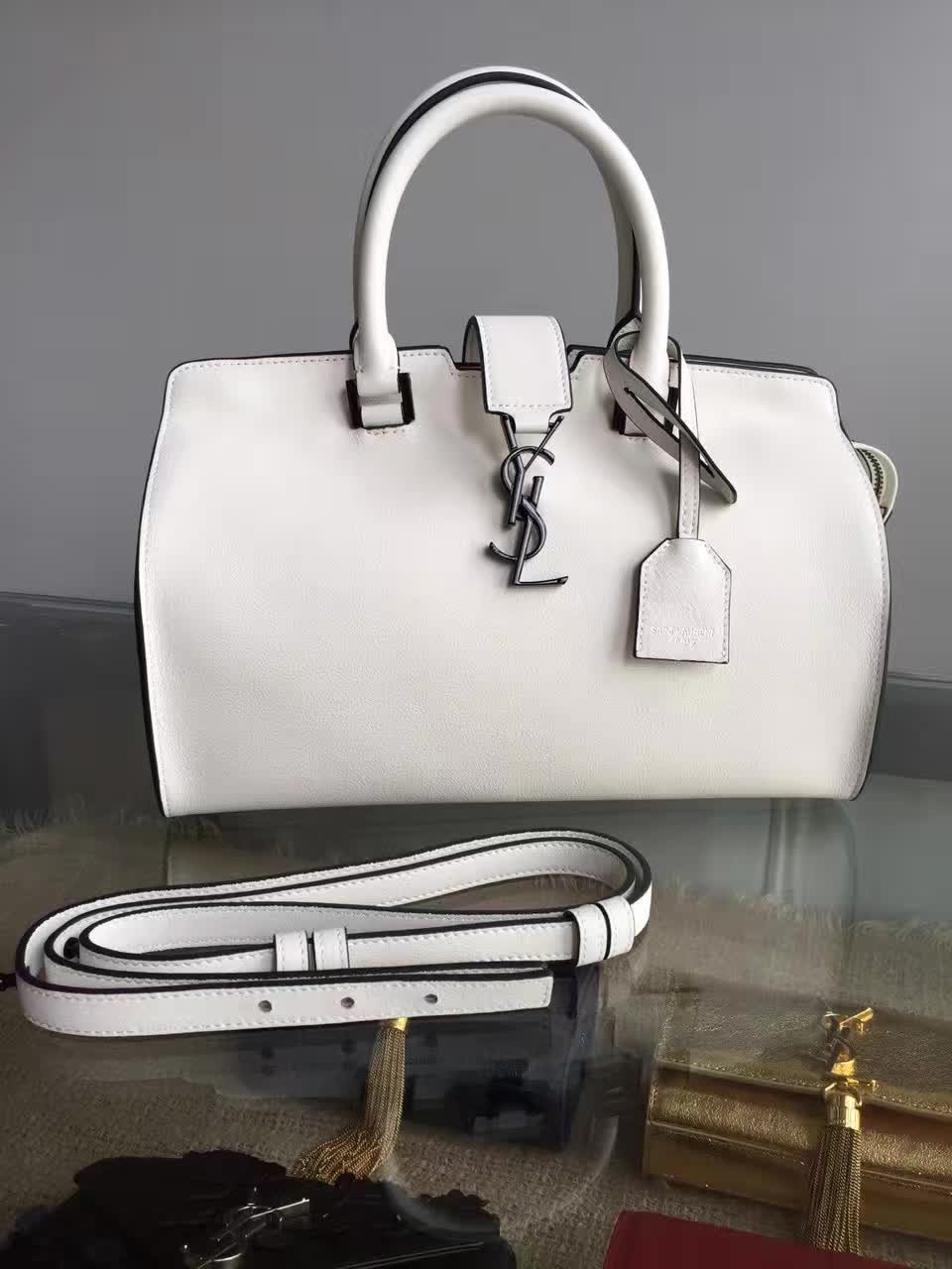 Y51 small in smooth leather cabas 5110  30cm x 22cm x 15cm