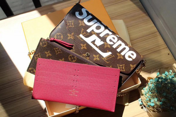 l0vis Vvtt0n svp*me monogram canvas wallet clutch bag 61276 21*11*2cm