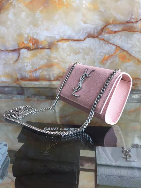 Y51 silver monogram kate grain de poudre embossed leather 5022 17cm x 12.5cm x 4.5cm