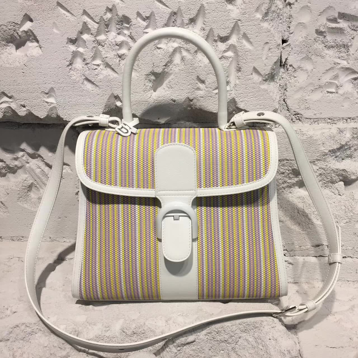 De1uavx woven mm brillant satchel 28cmx14cmx22cm