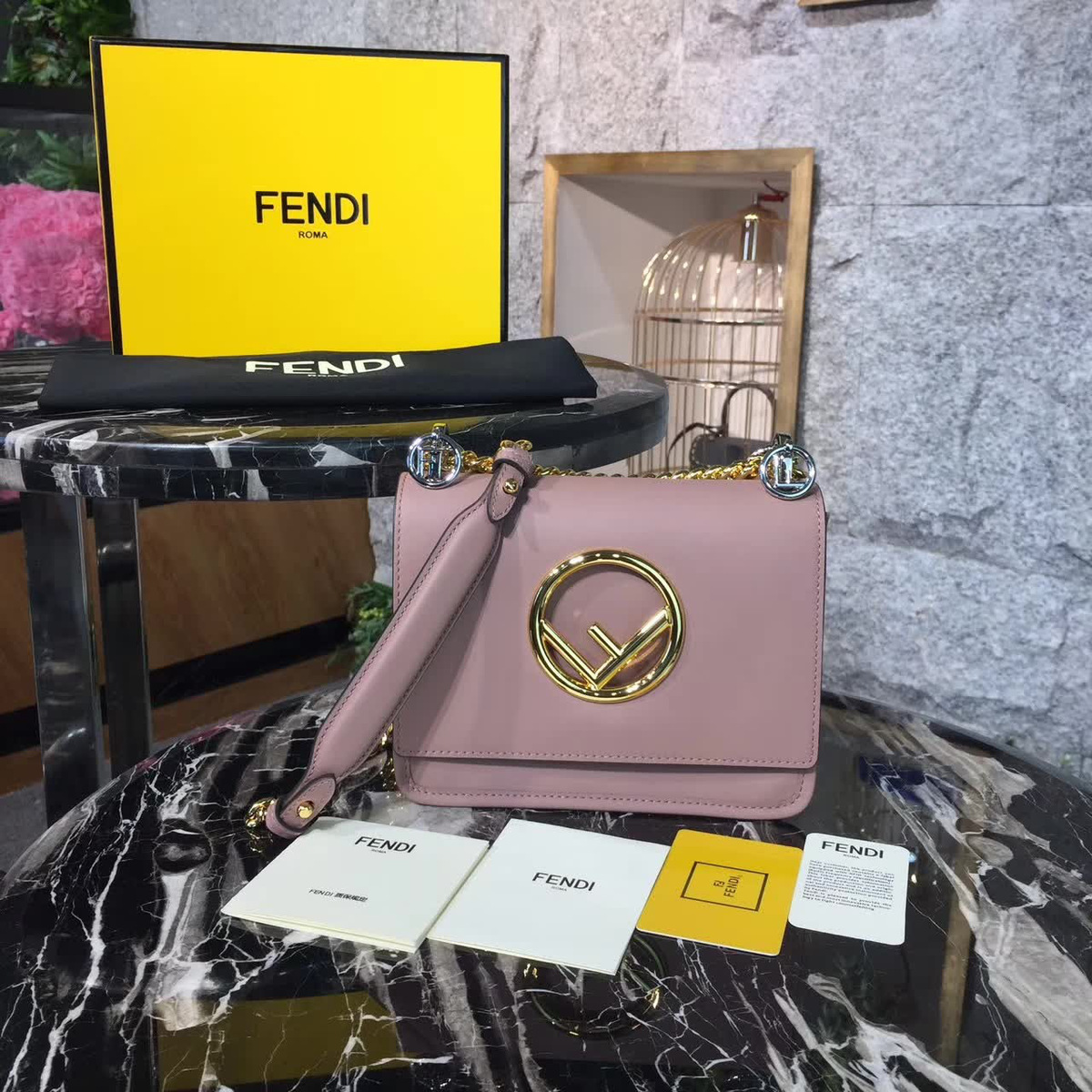 F**di shoulder bag 2001 19cm x 9cm x 15cm