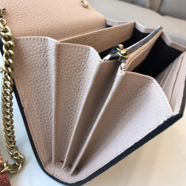 Gvc*1 gg leather woc 20cm x 14cm x 4.5cm