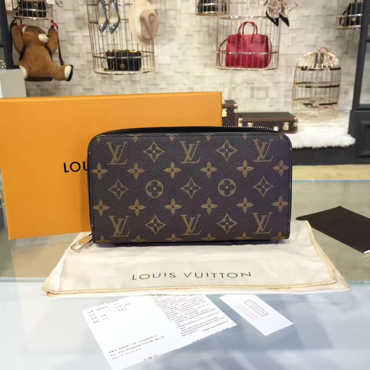 l0vis Vvtt0n zippy cohotbag brown 42616
