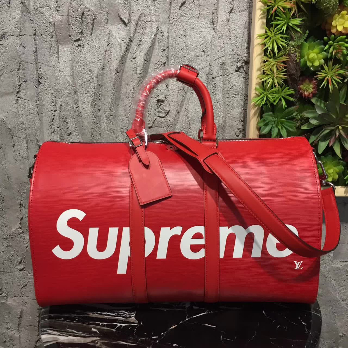 l0vis Vvtt0n svp*me keepall 45 red 3790 45cmx21cmx26.5cm