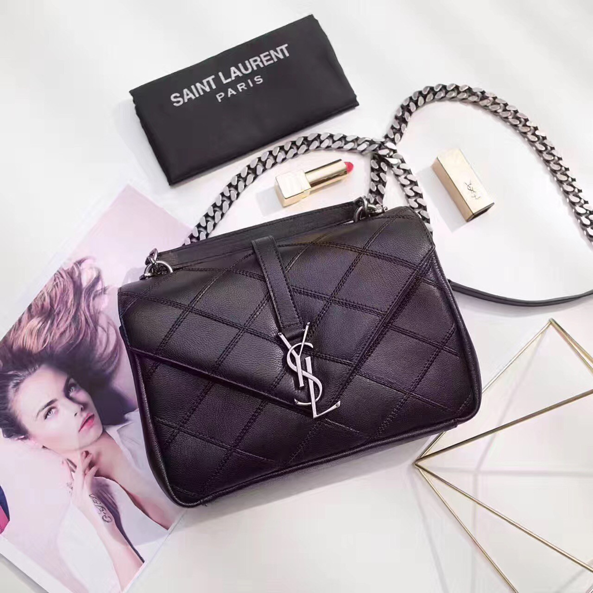 Y51 monogram college black- cohotbag 4775