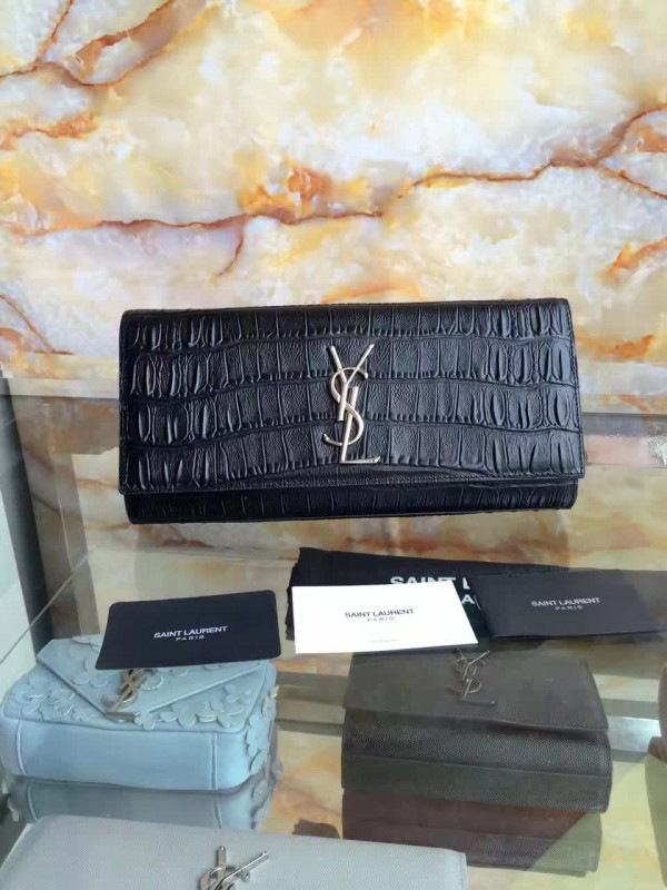 Y51 monogram kate clutch in embossed crocodile shiny leather cohotbag 4963