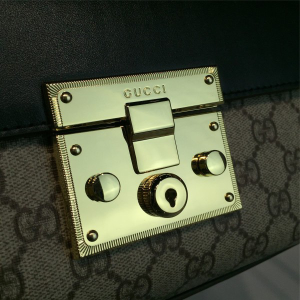 Gvc*1 gg leather padlock cohotbag 2170