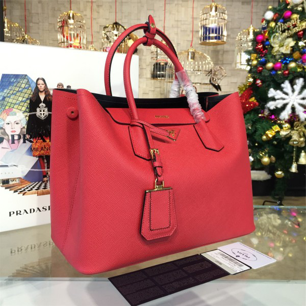 Pra*a double bag large 4082 35cm x 17.5cm x 25.5cm
