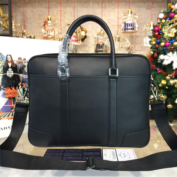 Pra*a leather briefcase 4216 38cm x 7cm x 29cm