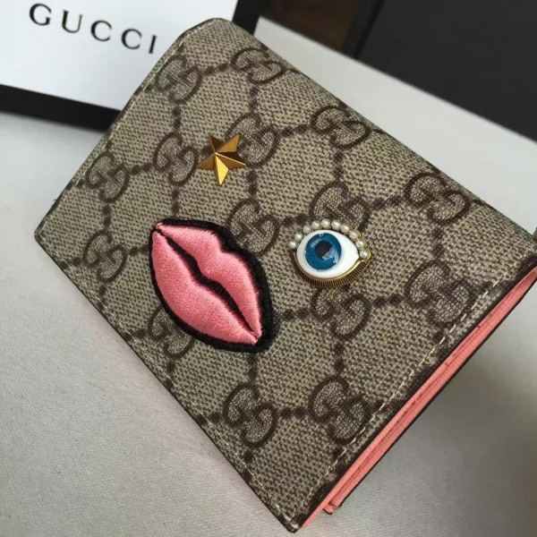 Gvc*1 gg leather wallets 11cm x 3cm x 8cm
