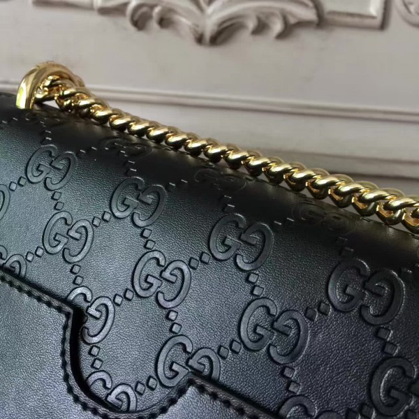 Gvc*1 gg leather padlock studded 2613 20.5cm*9.5cm*13.5cm
