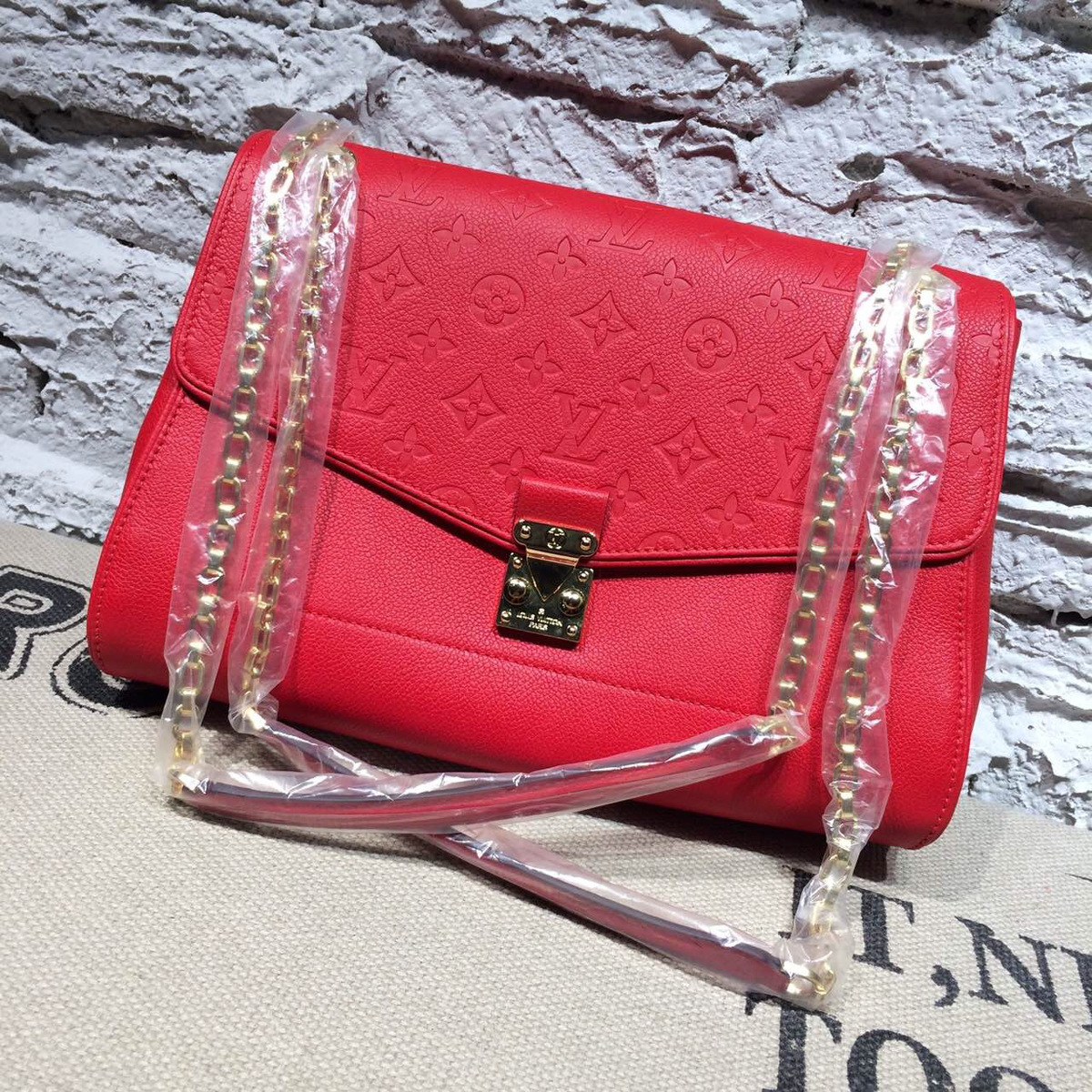 CohotBag lv st germain mm monogram empreinte leather red 3115