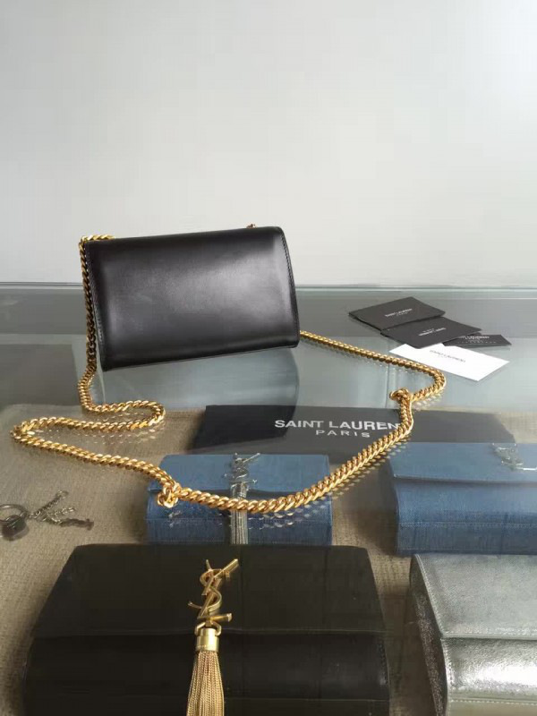 Y51 kate bag with leather tassel 5048 17cm x 11cm x 4cm
