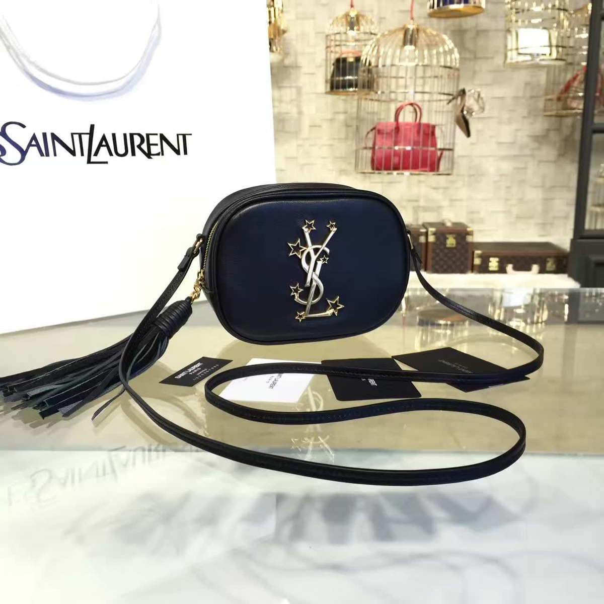 Y51 monogram blogger star black 5107 14cm x 12cm x 5cm