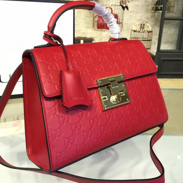 Gvc*1 gg leather padlock cohotbag  2161