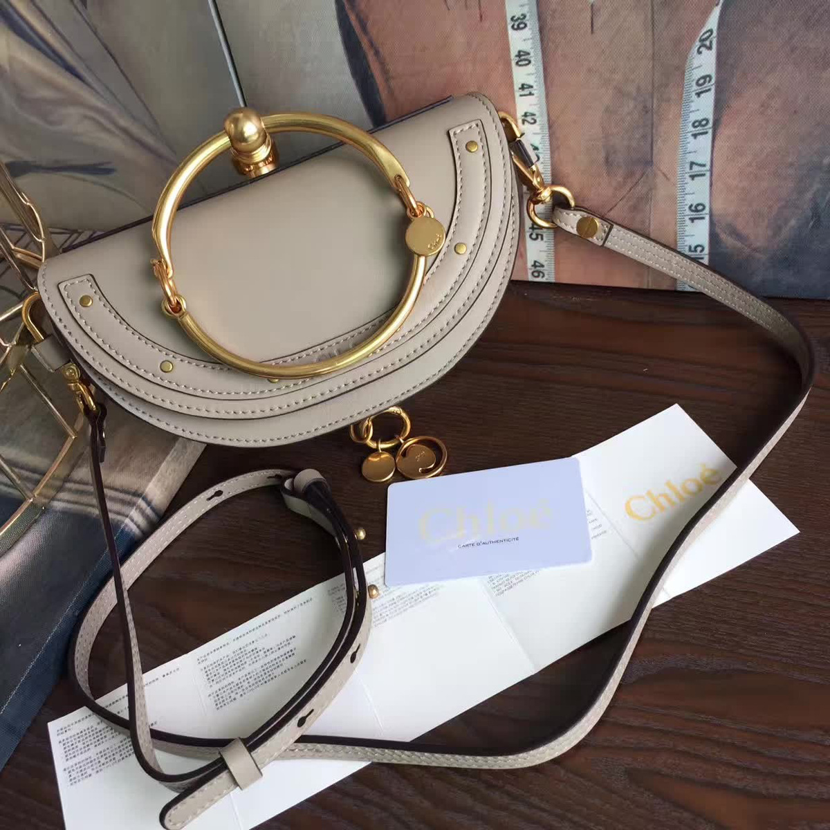 Ch10e leather nile z1327 20cm x 6.5cm x 11.5cm