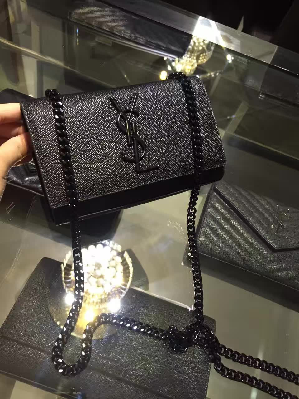 Y51 monogram kate in grain de poudre embossed leather 5016  17cm x 12.5cm x 4.5cm