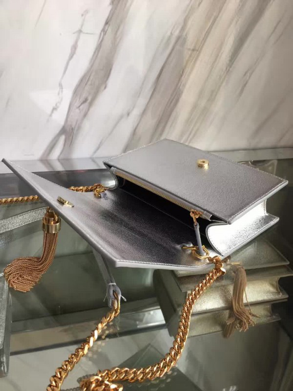 Y51 monogram kate bag with leather tassel 5049 19cm x 12.5cm x 3.5cm