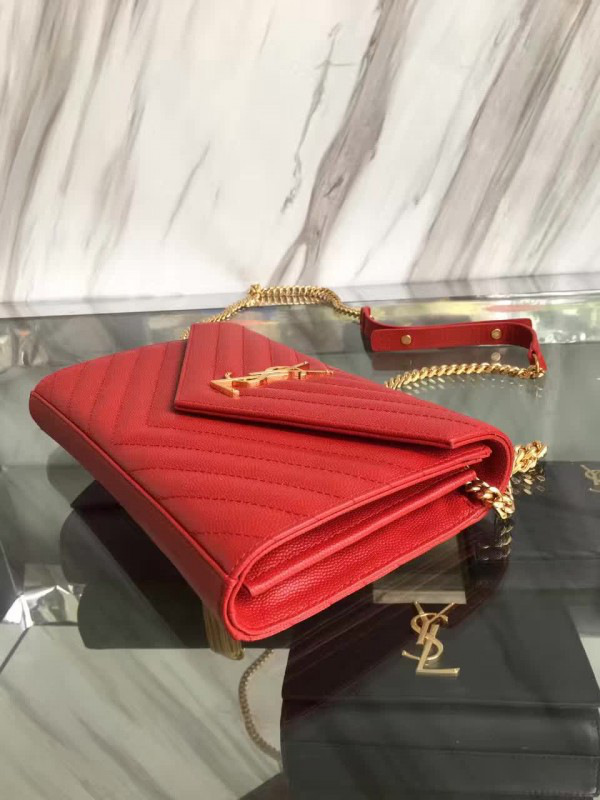 Y51 gold monogram college red 5081 22cm x 5.5cm x 13.5cm