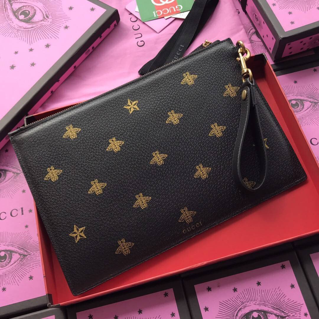Gvc*1 gg leather clutch bag z03 30*20*1.5cm
