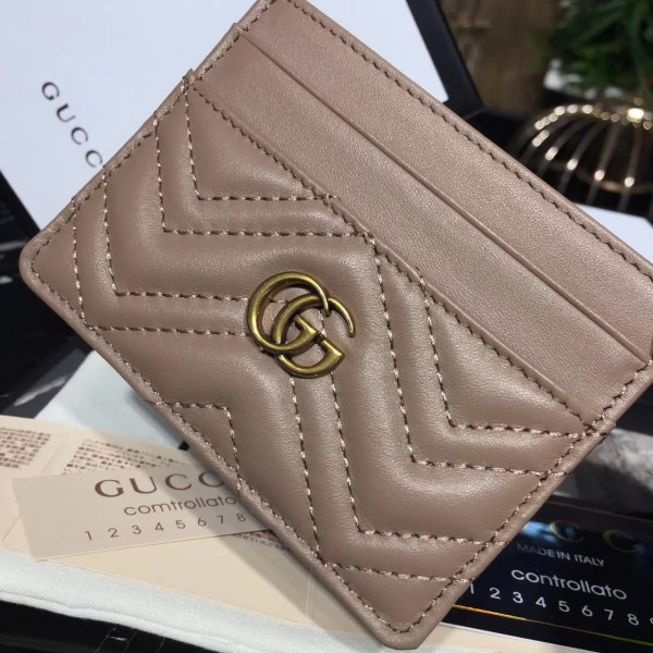 Gvc*1 gg leather card holder 03 10cmx7.5cm