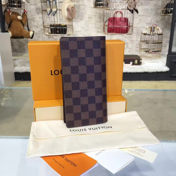 l0vis Vvtt0n brazza wallet damier ebene nn3168 long