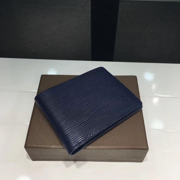 l0vis Vvtt0n multiple wallet navy blue_12*9 cm