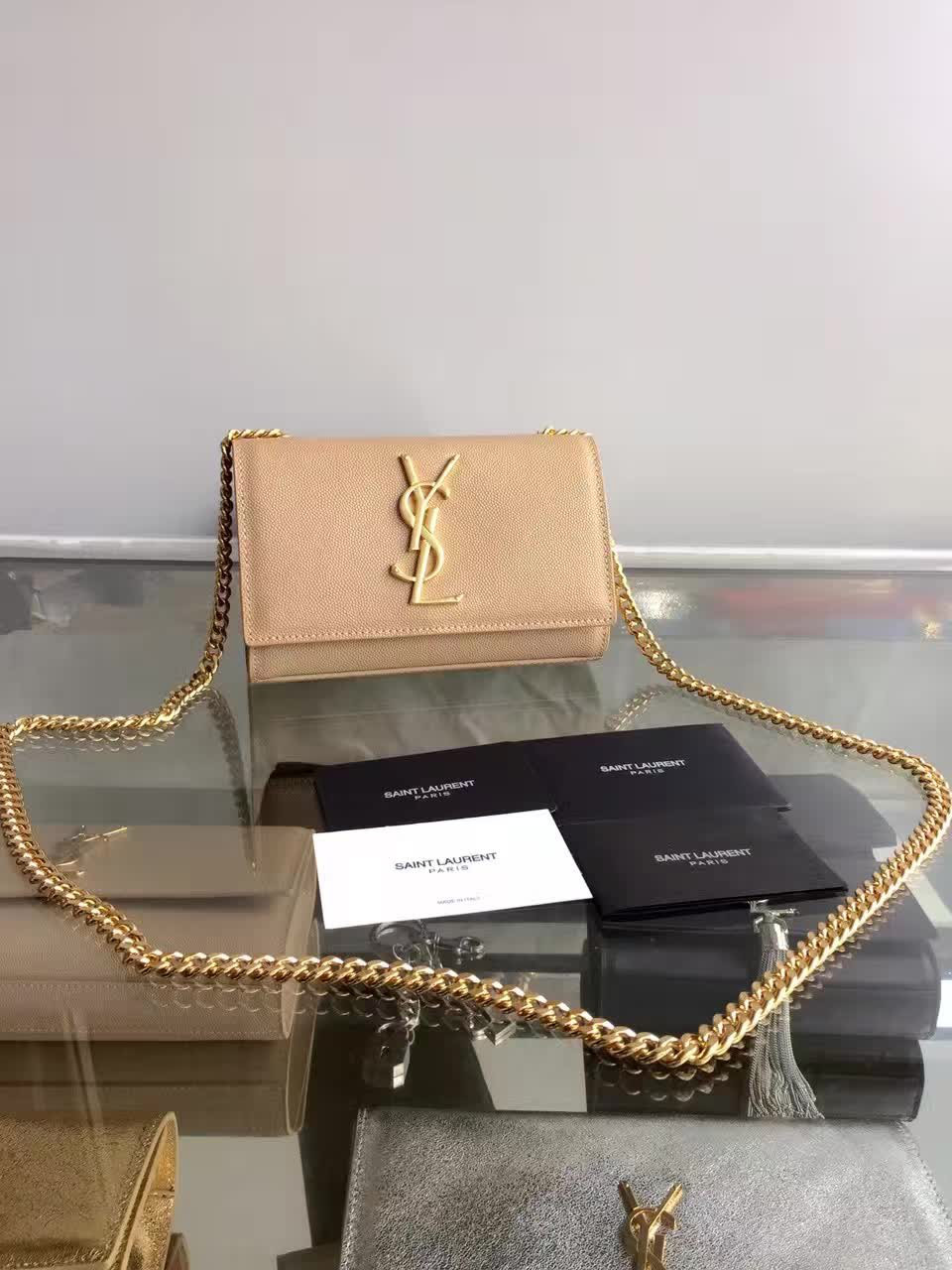 Y51 monogram kate in grain de poudre embossed leather 5026 17cm x 12.5cm x 4.5cm