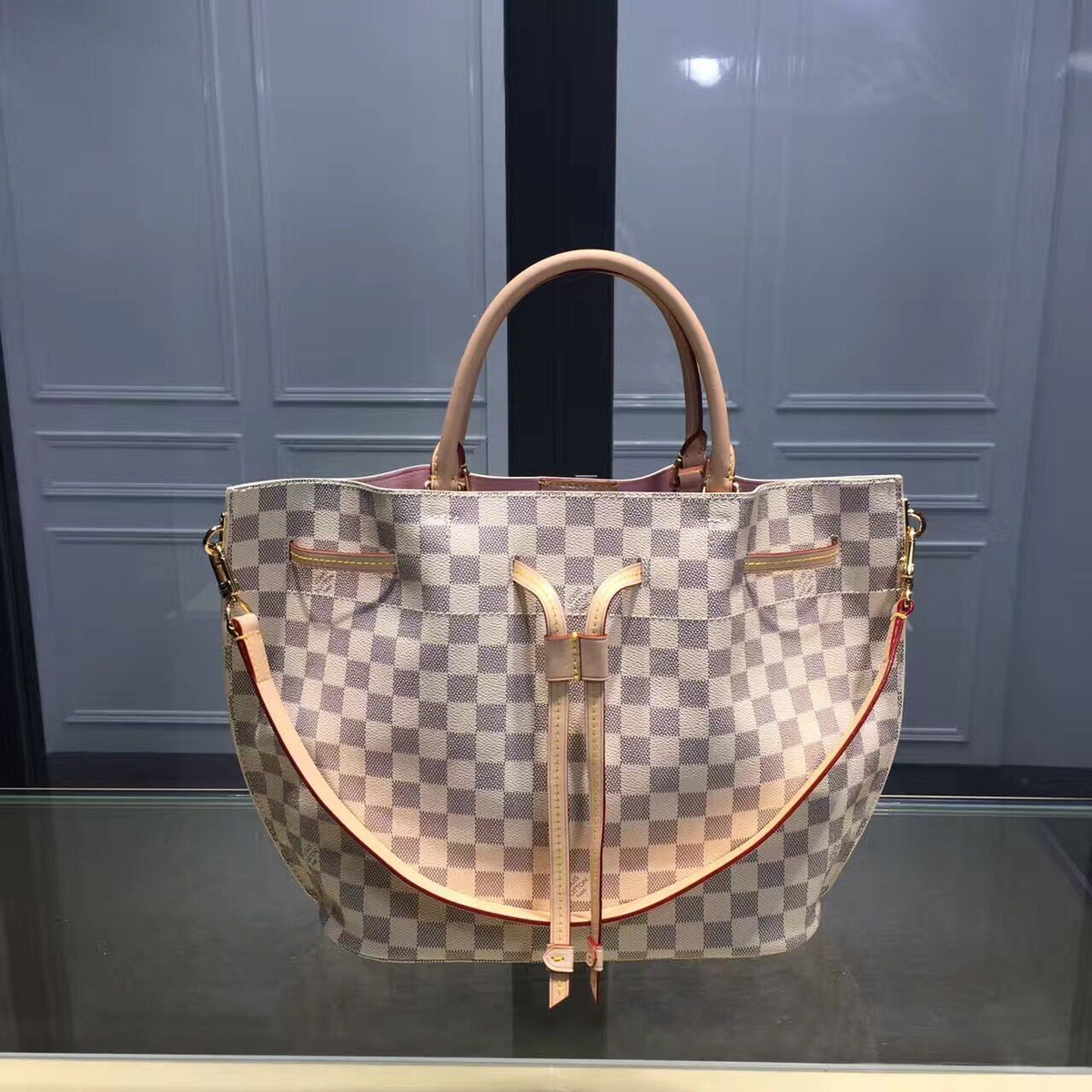 cohotbag l0vis Vvtt0n girolata damier azur canvas 3383