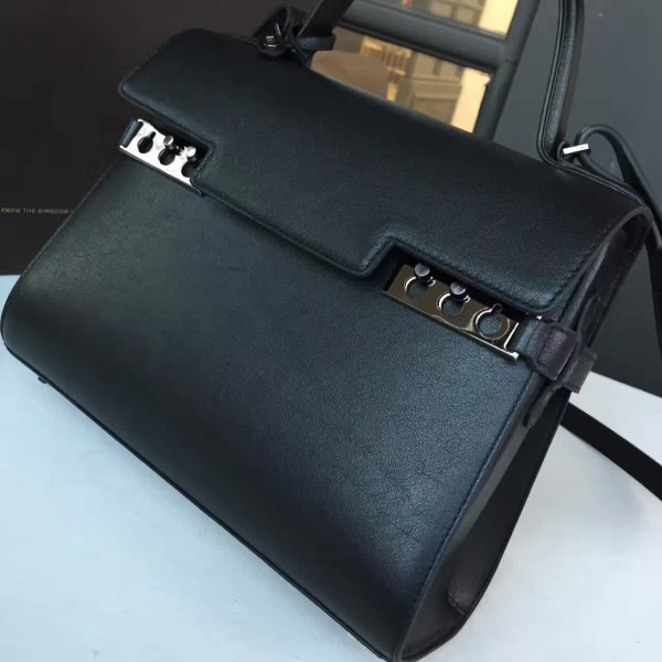 De1uavx calfskin mm tempete satchel 27cm x11cm x 21cm