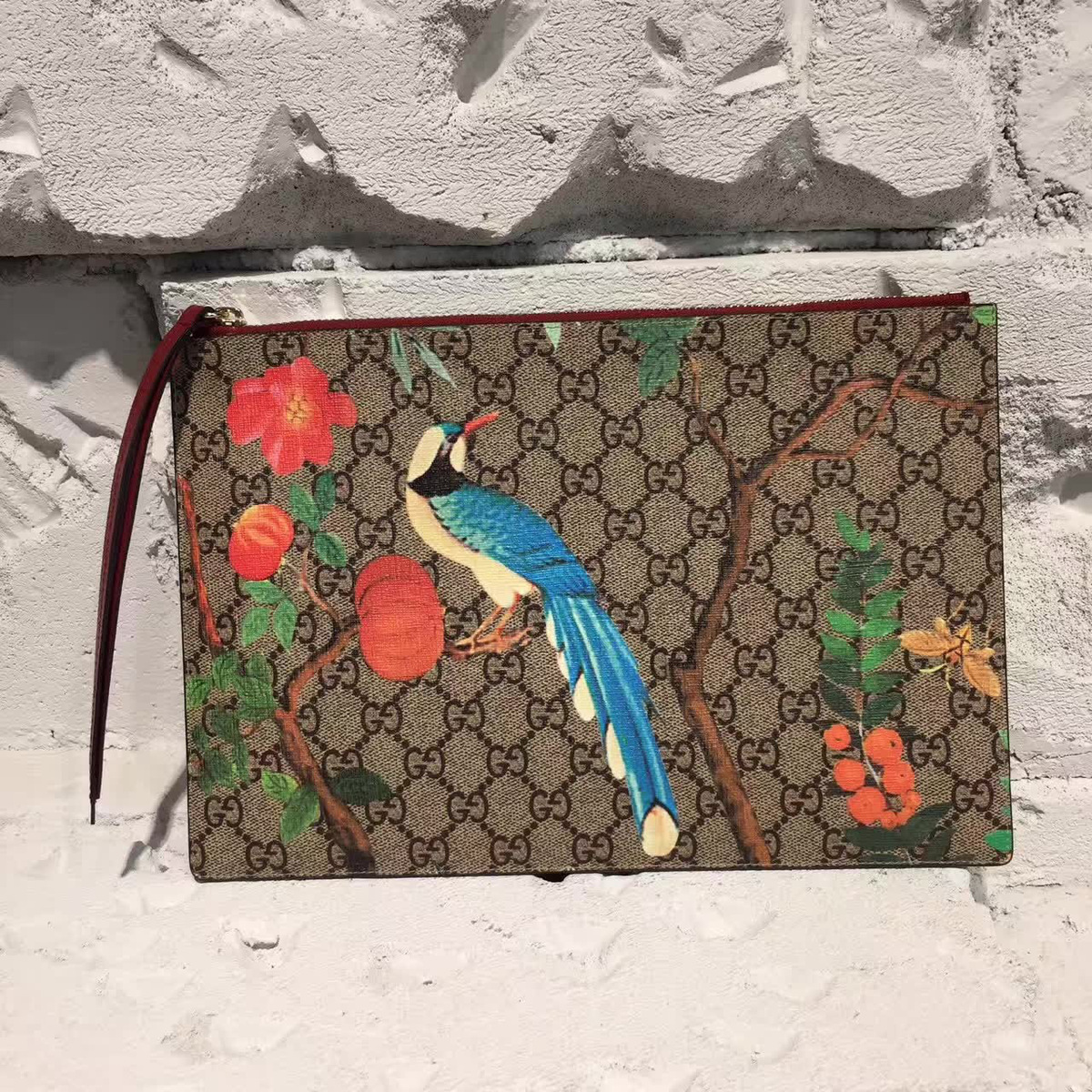 Gvc*1 gg leather clutch bags z017 30cmx2cmx20cm