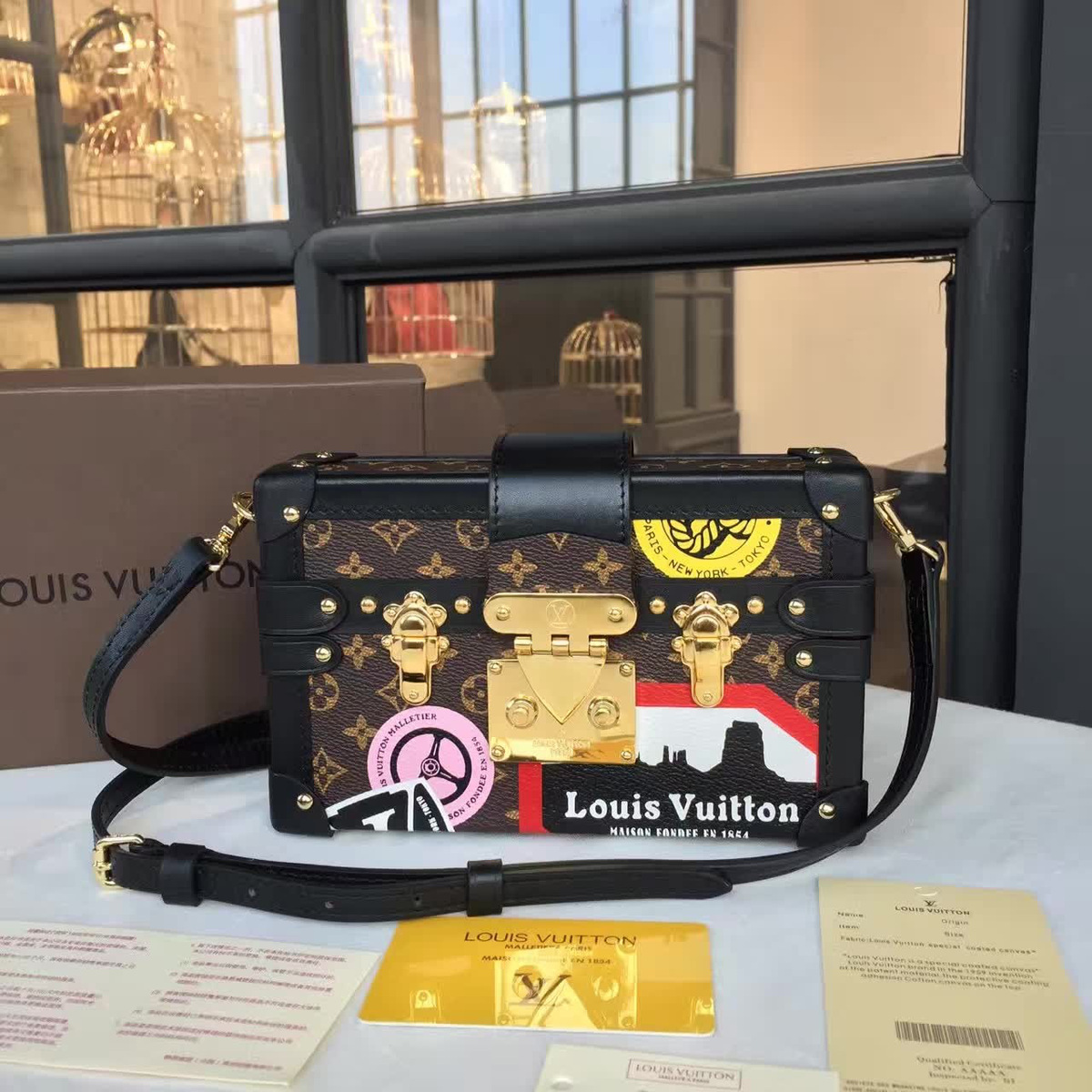 l0vis Vvtt0n petite malle tokyo monogram 3572 18cm x 12 cmx 4 cm