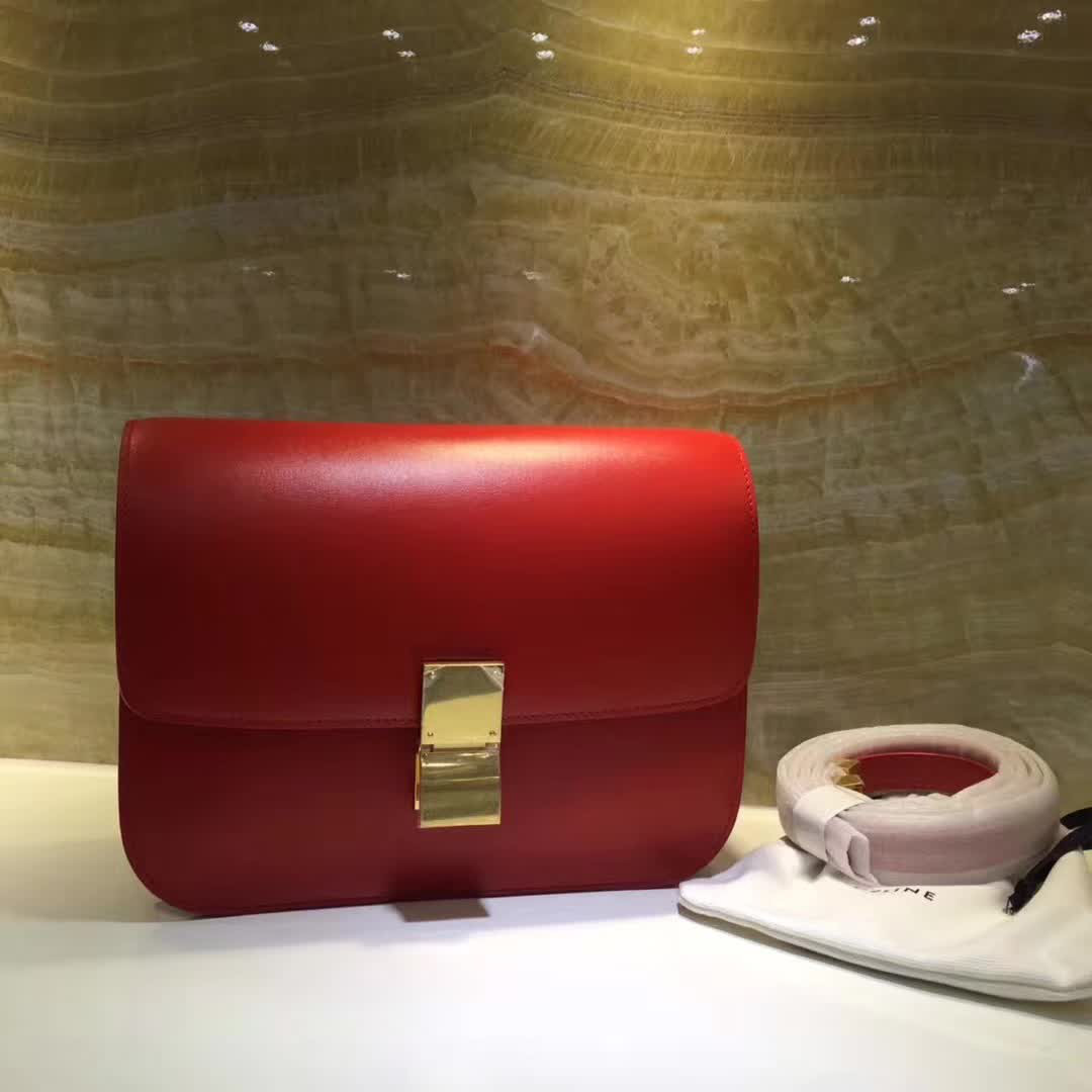 Ce1i*e leather classic box z1128 24cm x 7cmx 19cm