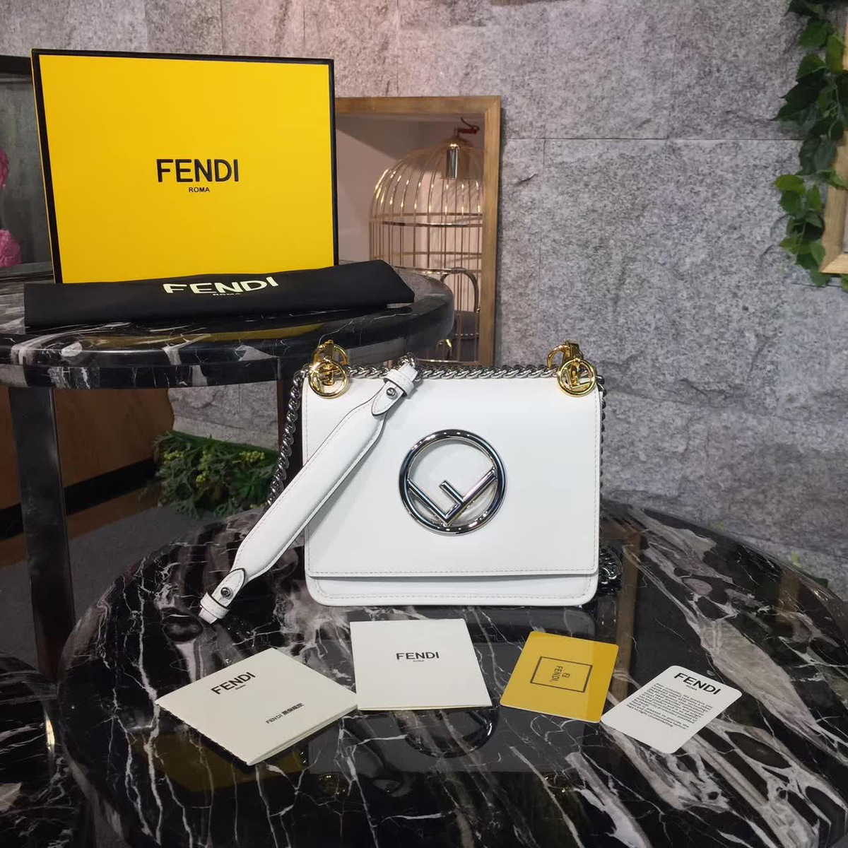 F**di shoulder bag 1984 19cm x 9cm x 15cm