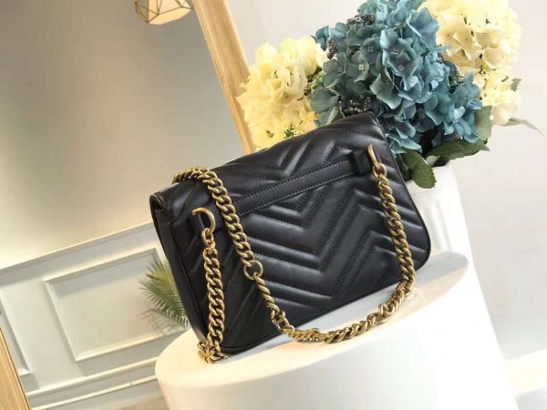Gvc*1 gg cortex marmont bag 21.5*18*5cm