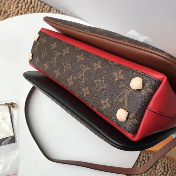 CohotBag lv saintonge millefeuille camera shoulder bag red m44254
