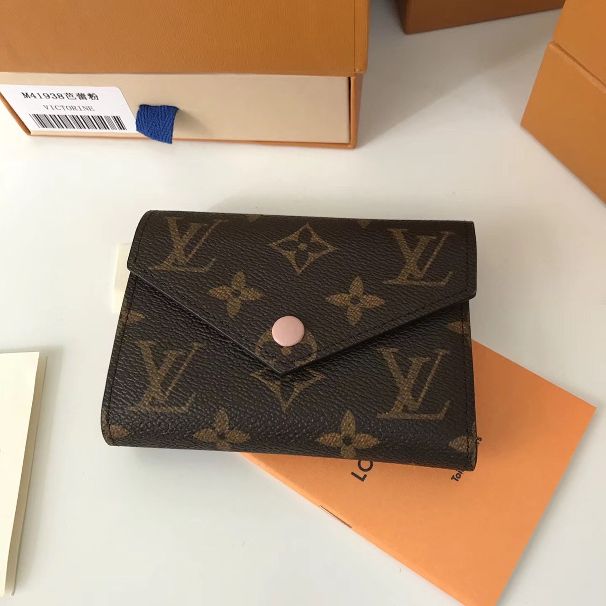 cohotbag l0vis Vvtt0n victorine   wallet rose ballerine 3211