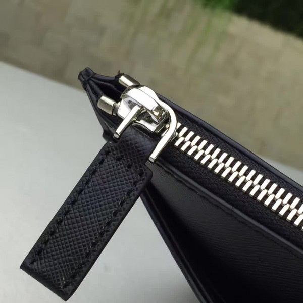 Pra*a leather clutch bag 4261
