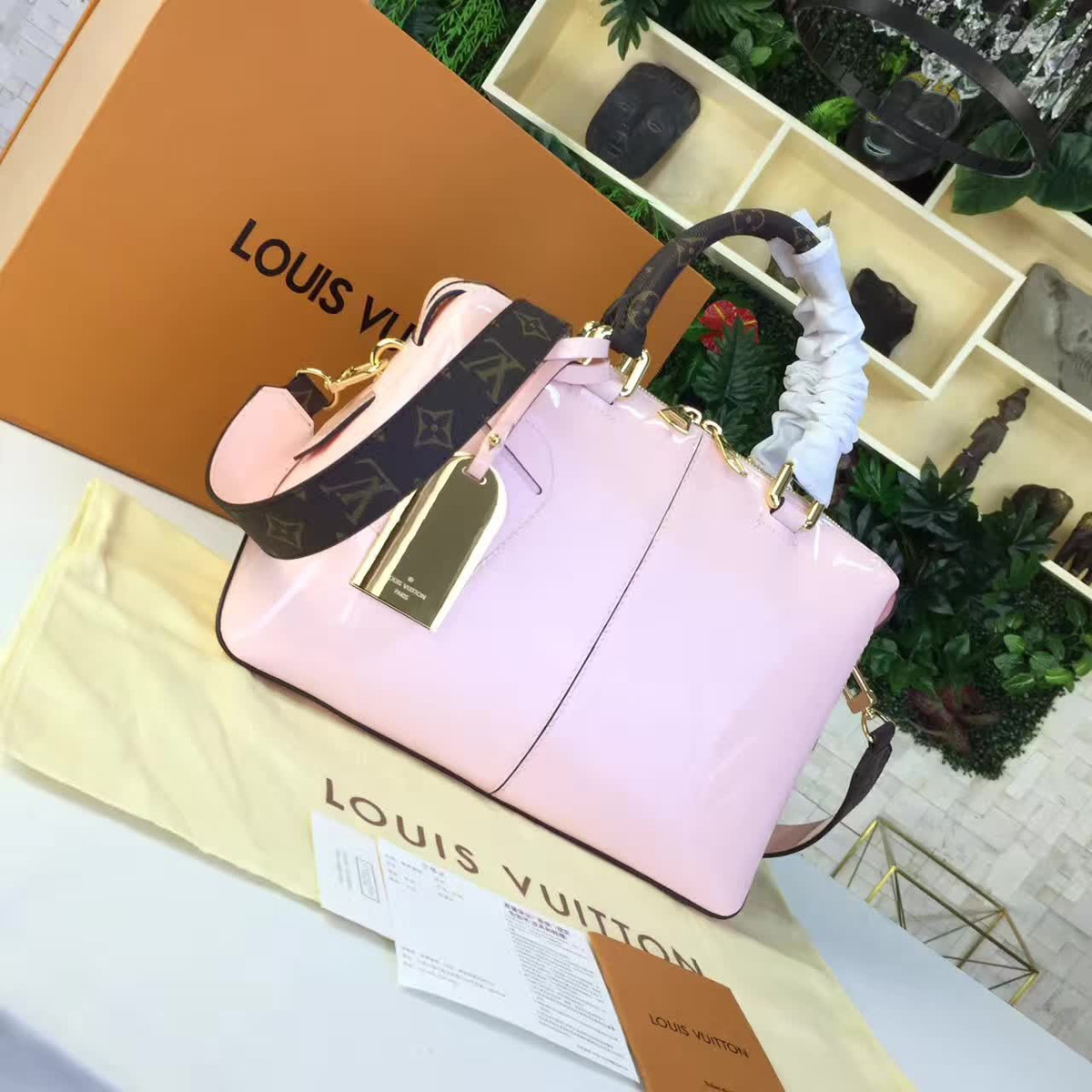 cohotbag l0vis Vvtt0n tote miroir rose ballerine 3066