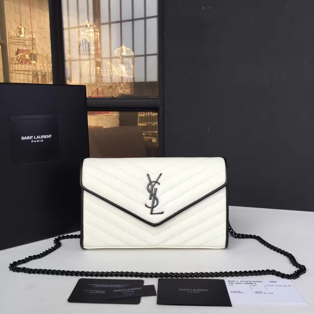 Y51 monogram college white cohotbag 4784