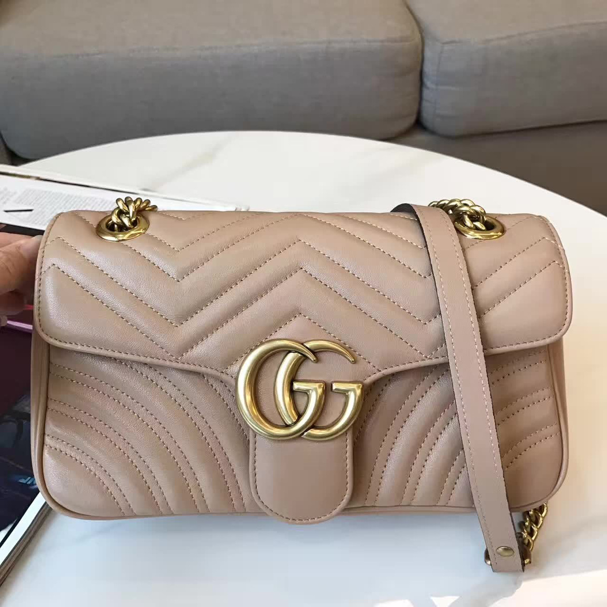 Gvc*1 gg cortex marmont 2409 26cm x 7cm x 15cm