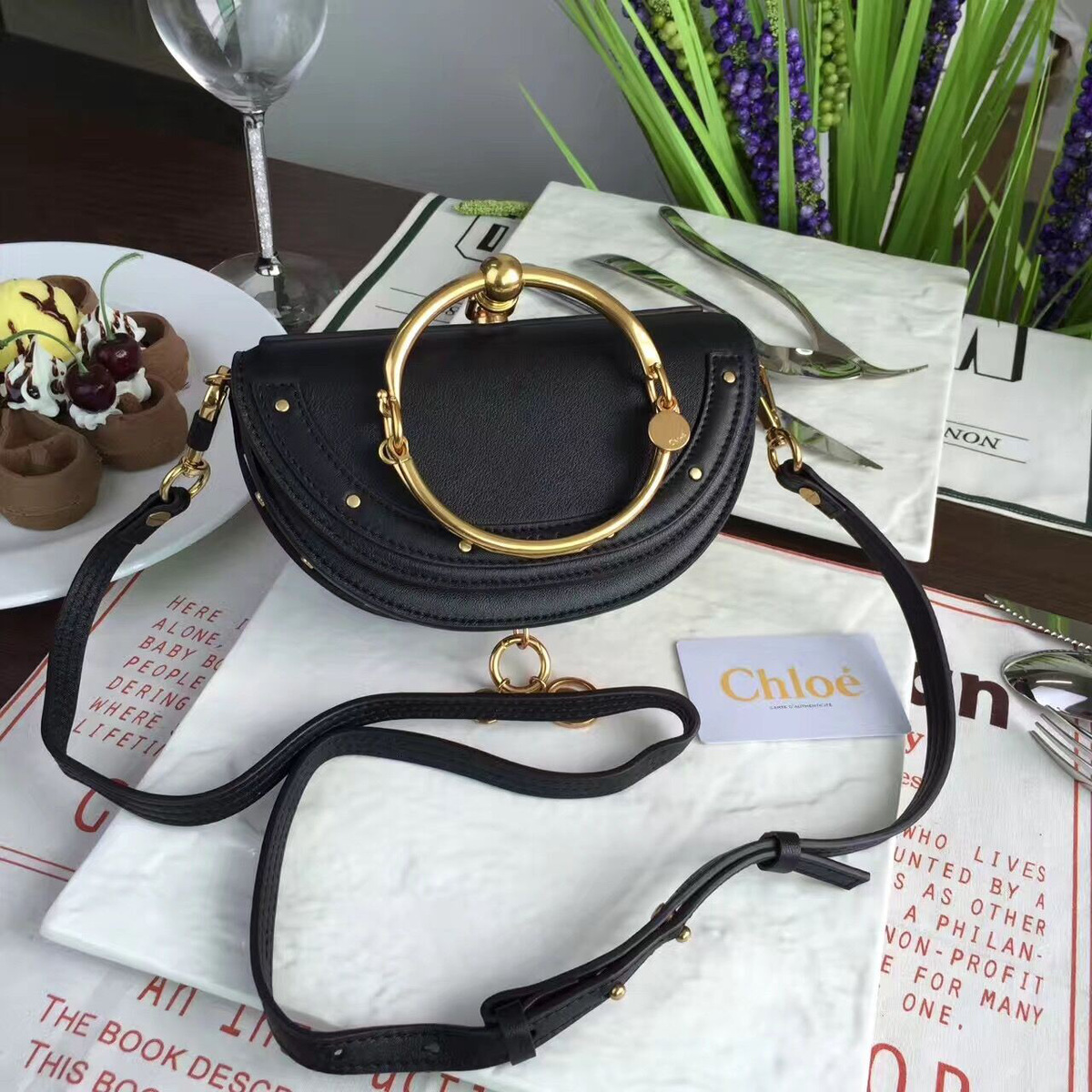 Ch10e leather nile z1334 20cm x 12cm x 6cm