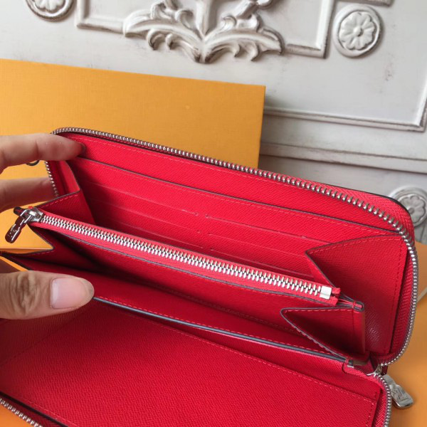 l0vis vvtt0n S*perme zip wallet red_20.5cmx2.5cmx11.5cm