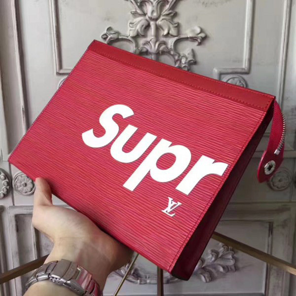 l0vis Vvtt0n svp*me clutch bag red m41366 26cmx20cmx5cm